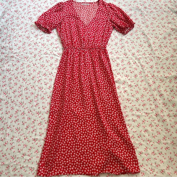 🌷Reformation Lou Lou Dress in Cassie - Picture 2 of 8